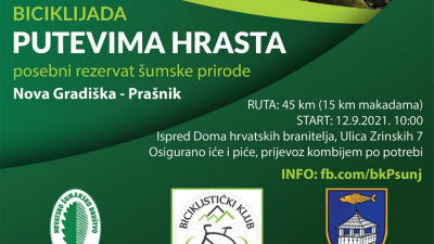 BICIKLIJADA "PUTEVIMA HRASTA"